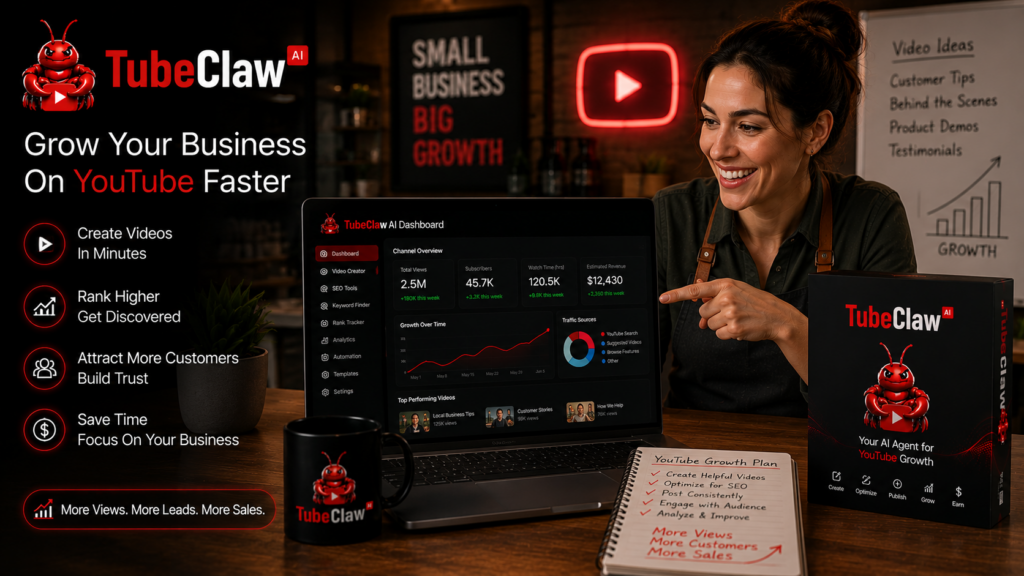 Tube Claw AI for Small Business