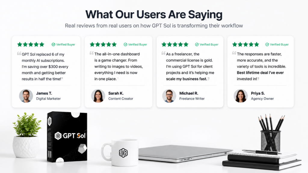 GPT Sol testimonials