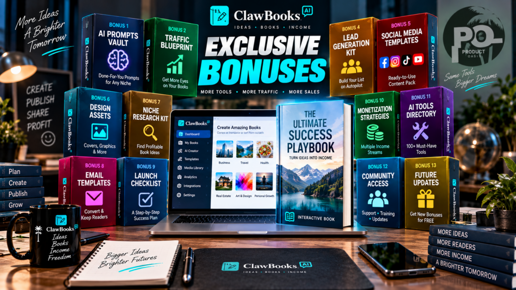 ClawBooks AI bonuses