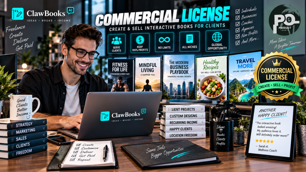 ClawBooks AI commercial license